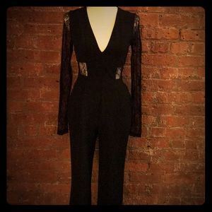 NEW Sexy Jumpsuit with Lace Detailing